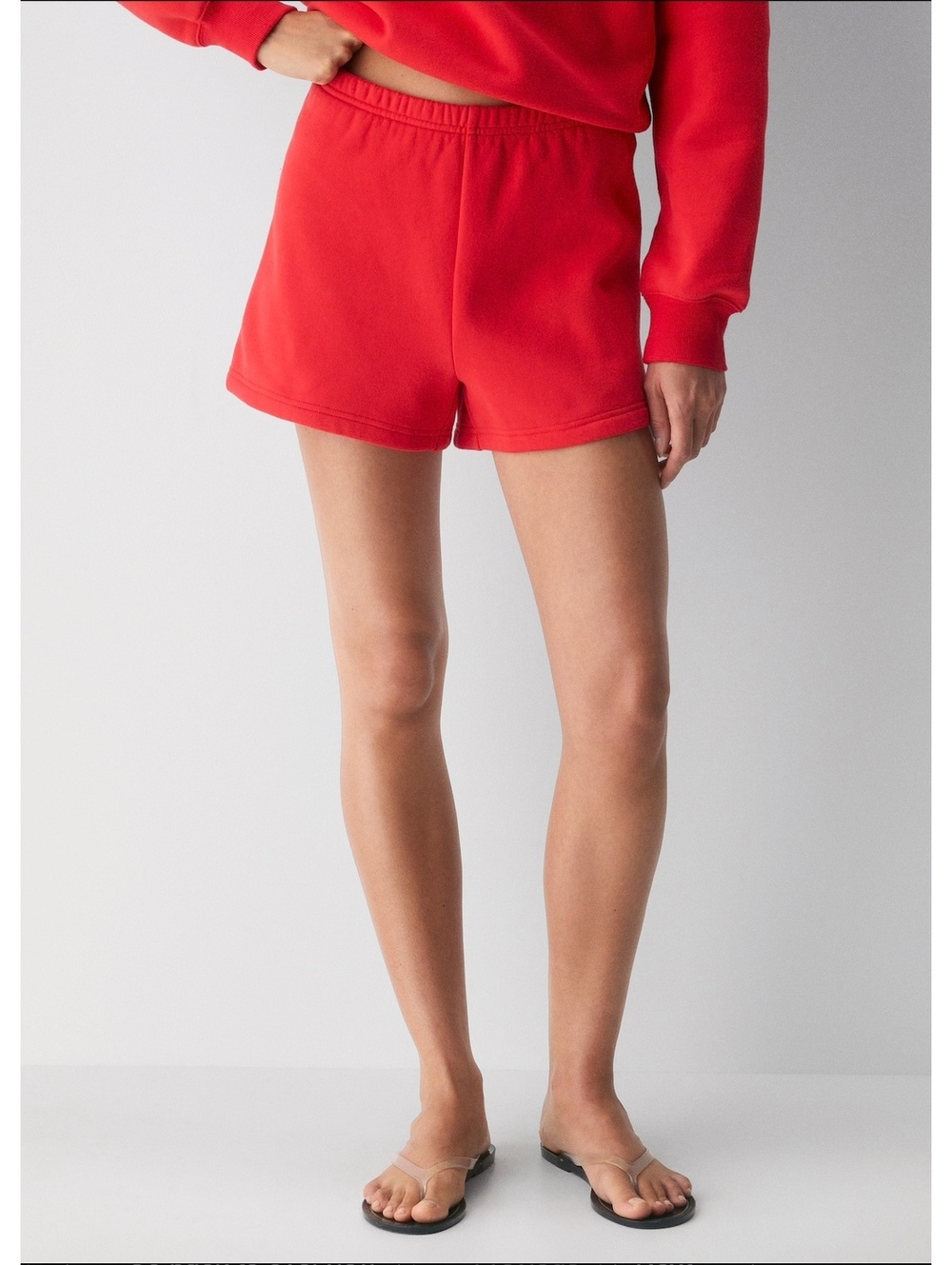 Aritzia Cozy Sweatfleece Hi-rise Mini Short